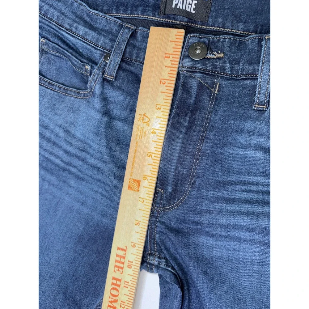 Paige Federal Slim Straight Leg Jeans‎ Dark Wash Blue Transcend Mens 31x31